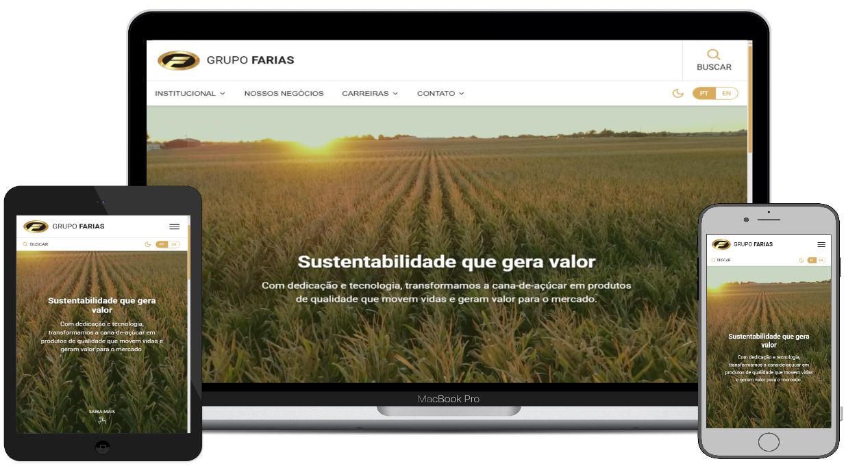 Site Institucional Farias
